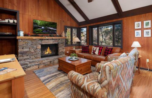 Big Canoe House | Chicadees Lake Lookout - A wood-burning fireplace, beautiful lake views, king and queen bedrooms, deck dining, and easy access t