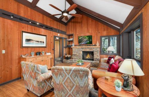 Big Canoe House | Chicadees Lake Lookout - A wood-burning fireplace, beautiful lake views, king and queen bedrooms, deck dining, and easy access t