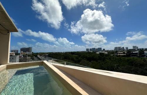 Downtown Cancun Apartment | Chichén 27 Departamentos nuevos con piscina cerca de Ferry a Isla Mujeres