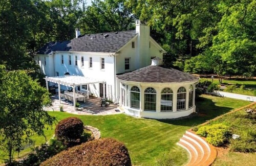 Greenville - Spartanburg House | Classic Estate Home by Furman - Pool, Pond, Theater