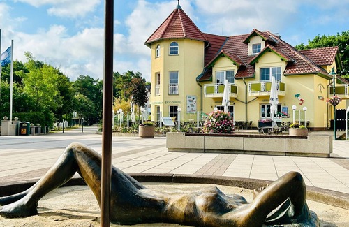 Karlshagen House | Classic south-facing double room with balcony ODB - Hotel Ostseeblick