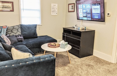 Aksarben - Elmwood Park House | Classy Stay in Upscale Aksarben Village with King and 2 Queen Beds, Fenced Yard