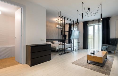 Aviatiei Apartment | Cloud9 Noir - Modern Design