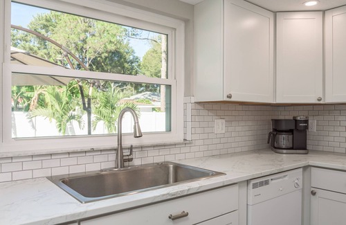 Palm Harbor House | Coastal Pool Home minutes to the Beach