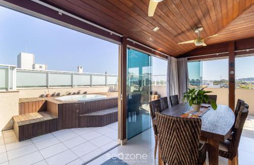 Campeche Leste Apartment | Cobertura c/Jacuzzi em cond. pé na areia VIC0401