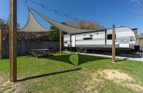 Brent House | Coleman Camper Backyard Oasis-Beaches-shopping-dining