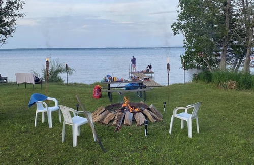 Manistique Cabin | Come relax at the cabin on Indian lake. The outdoors awaits you and your pets.
