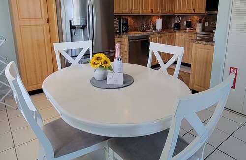 Harbor Village Condo | Comfortable Condo with Pool & Fishing Dock – Walk to the Beach, No Car Needed!