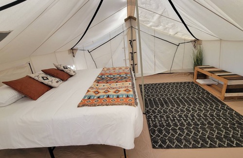 Monticello RV Rental | Comfortable Glamping Tent close to Canyonlands!