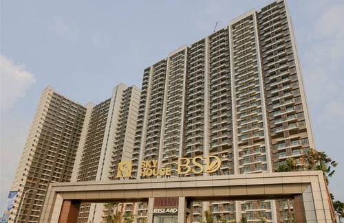 Bumi Serpong Damai Apartment | Comfy And Minimalist 2Br Apartment Sky House Bsd