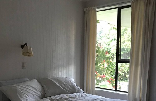 Otaki Beach House | Comfy quiet Otaki Beach house with views to the mountains