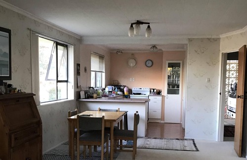 Otaki Beach House | Comfy quiet Otaki Beach house with views to the mountains