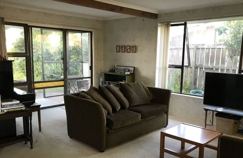 Otaki Beach House | Comfy quiet Otaki Beach house with views to the mountains