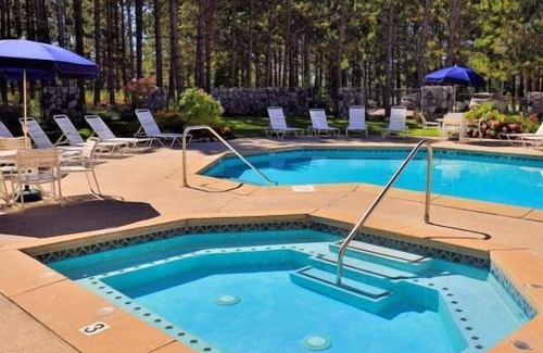 Harbor Springs Condo | Comfy Trout Creek Condo #142 - 2 Bedrooms, 2 Baths with Kitchen, Fireplace. Pretty Wooded View