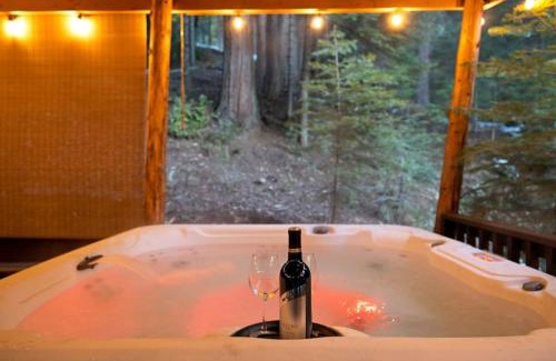Sugar Pine House | Corlieu Falls Cabin in Sugar Pine 8 miles from Yosemite with Gazebo, Hot tub a shack and Bar top