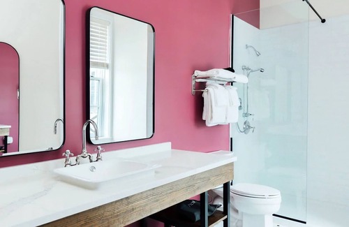 Five Points South Hotel | Corner King Room at The Painted Lady! Pet-Friendly, Free Parking!