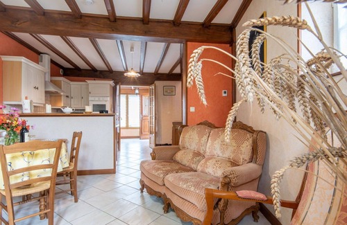 Barneville-Carteret House | Cosy apartment in villa for 4 guests with WIFI, TV, terrace and panoramic view