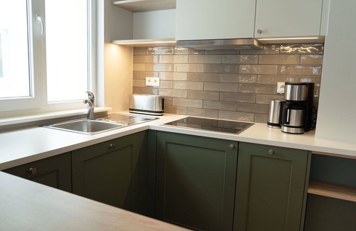 Tarnewitz Apartment | Cosy apartment for 2 guests with pool, WIFI, TV and terrace