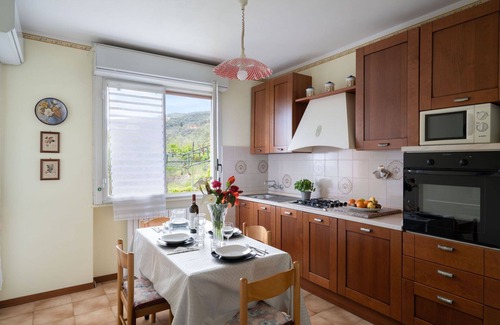 Dolcedo Apartment | Cosy apartment for 10 people with private pool, WIFI, TV and patio