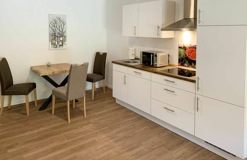 Holtriem Apartment | Cosy apartment for 2 guests with WIFI, TV, terrace and pets allowed