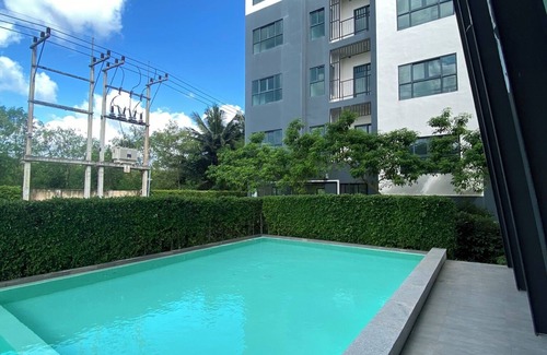Kho Hong Condo | Cozy 1-bedroom condo in perfect Tambon Kho Hong with WiFi, fitness room