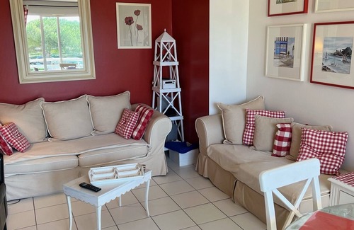 Port Guillaume Apartment | Cozy 2-Room Apartment Near Beach with Marina View, Balcony & Modern Amenities
