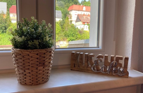 Koenigstein Apartment | cozy. Apartment, central and quiet, Saxon. Switzerland, 55sqm, family friendly, terrace