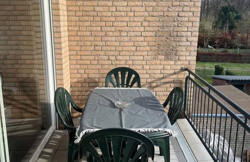 Selfkant Apartment | Cozy apartment with balcony and parking space in Tüddern