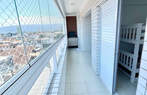 Mirim Apartment | Cozy beach apartment, large for up to 8 guests, with balcony.