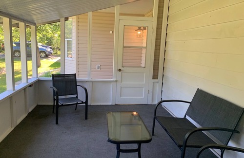 Saint Malo Cabin | Cozy cabin just a few minutes walk from St. Malo Provincial Park & Beach!