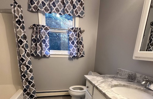 Uxbridge House | Cozy home in Uxbridge with a pool, hot tub, and hiking trails!