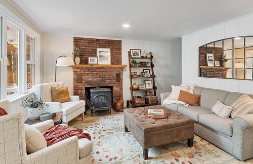 West Poland House | Cozy lakefront cottage with amazing views and private beach!!