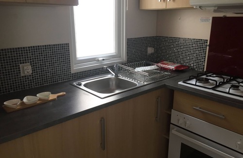 Nevez House | Cozy mobile home for 6 people with terrace/Domaine de Kerlann campsite * South Brittany