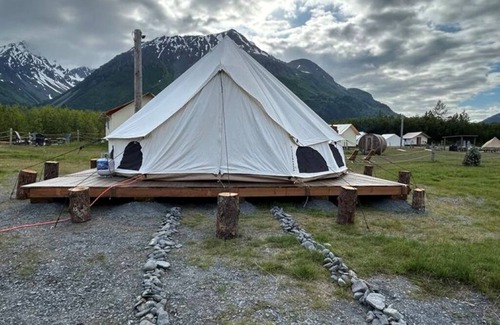 Seward RV Rental | Cozy Round Glamping Tent
