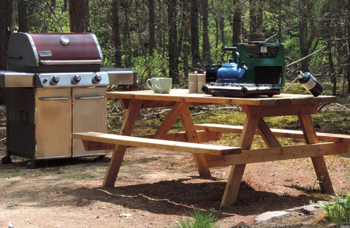 Joly Cabin | Cozy Tiny Cabin w Nature Shower & Wi-Fi | Near Mikisew Provincial Park & Lakes