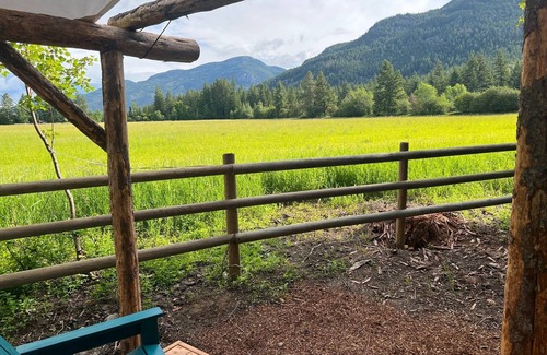 Columbia Falls Cabin | Creekside Tent at Columbia Mountain Ranch near Glacier National Park