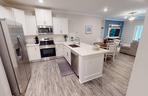 Calabash Condo | Crow Creek 1706 | Course-Ready, Comfort