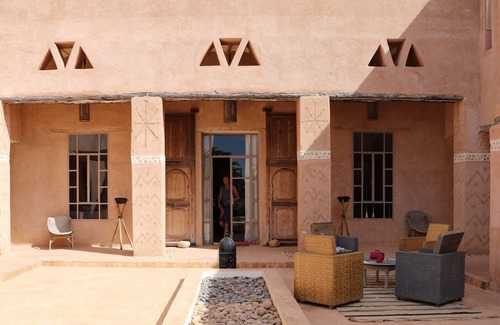 Ghazoua Villa | DAR MAHA beautiful casbah style villa with swimming pool 15 x 5 M and petanque court -12p