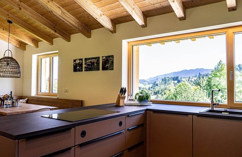 Oberstaufen House | Das Ferienhaus Lohansler Hütte Wurde neu Gebaut und im September 2021 Fertiggest