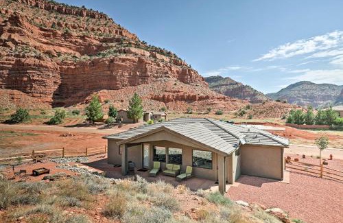 Kanab House | Day Trip to Zion Home with Fire Pit and Pool Access