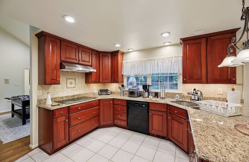 Montgomery Village House | DC Luxury Family Retreat in Forest—Spacious Full of Fun w/Zipline Waterfall