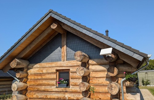 Kraase Cabin | Log Cabins Naturstammhaus - Ferienhaus Rügen 16 - Feriendorf Tollensesee