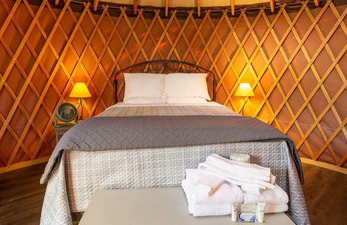 Cullowhee House | Destination Outdoors Holly Hideaway - A unique yurt perfect for glamping!
