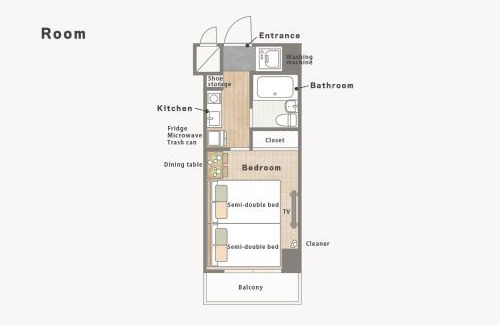 Higashi Ward Apartment | Direct 6min to Nagoya Sta Max4ppl 1BDR Wi-Fi