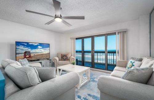 Ormond-by-the-Sea House | Direct Oceanfront Southeast Corner Condo, Large Balcony, Heated Pool, Garage Parking