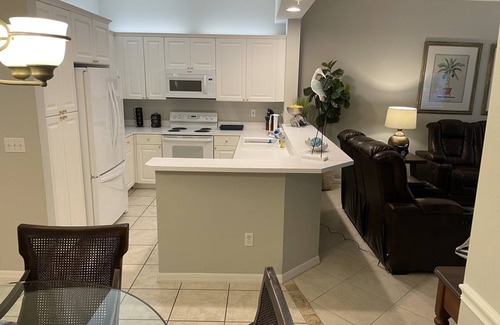 Pelican Bay Condo | Directly across Ritz Carlton Naples Beach Resort!