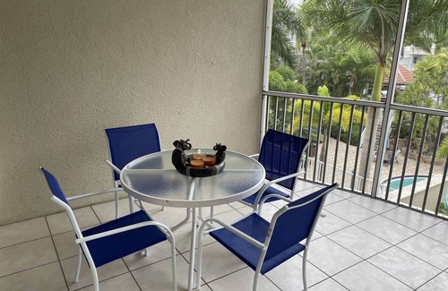Pelican Bay Condo | Directly across Ritz Carlton Naples Beach Resort!