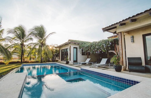 Las Escobas del Venado House | Directly on beach with private pool, Sleeps 11+, not a 10 min walk as VRBO says