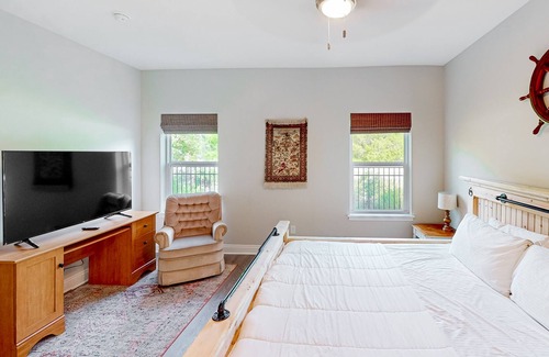 Port St. Joe House | Dog-friendly house with a pool, central AC, washer/dryer, patio, & WiFi