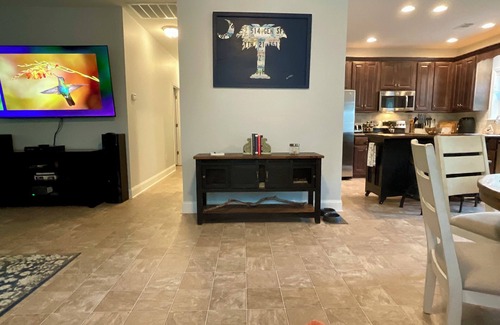 Westminster House | Dog friendly Lake front cottage, Hot tub, fire pit, fenced yard, family friendly